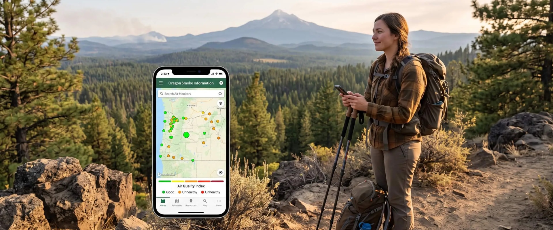 How to Use the Oregon Smoke Map Before Going Outside